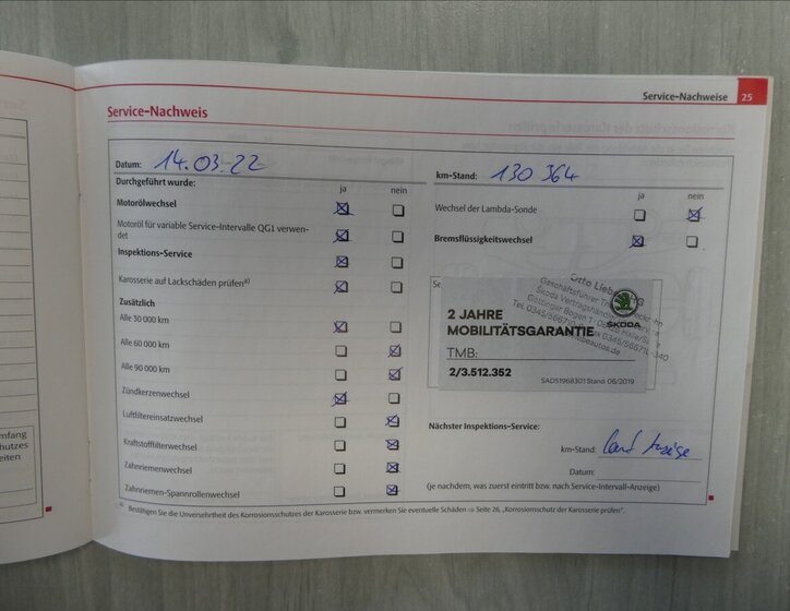 Škoda Octavia Kombi 1,4 l 90 kw