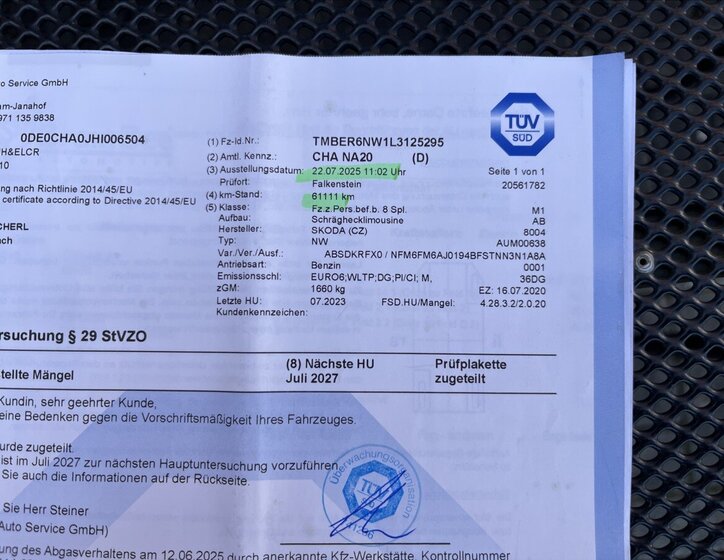 Škoda Scala Hatchback 999,0 85 kw