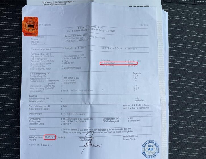 Opel Astra Hatchback 1,6 l 85 kw