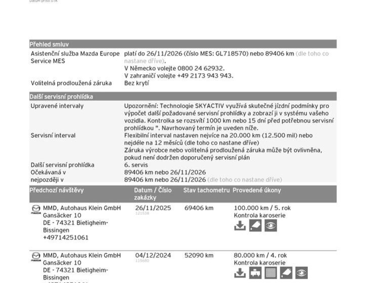 Mazda 6 Kombi 2,0 l 121 kw