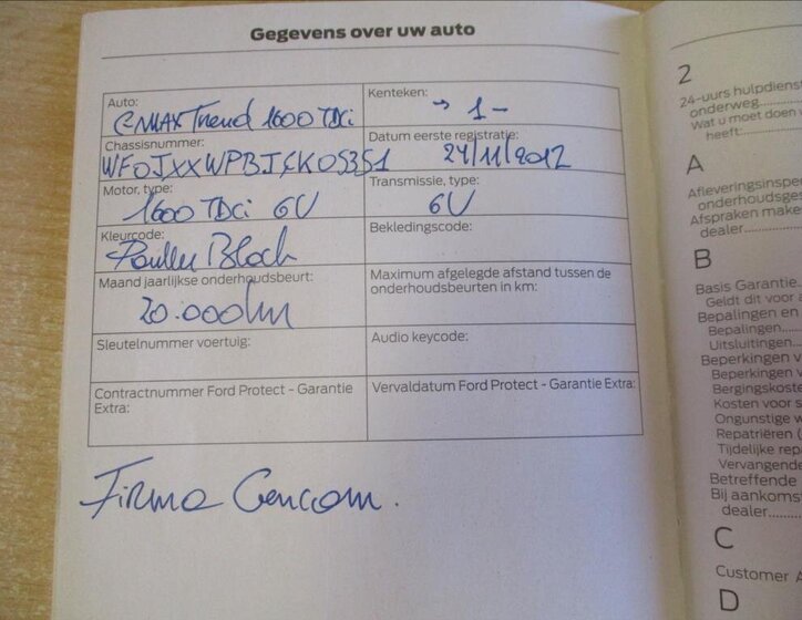 Ford C-MAX Kombi 1,6 l 85 kw