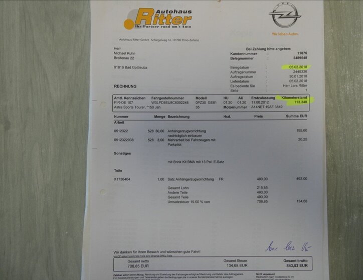 Opel Astra Kombi 1,4 l 88 kw