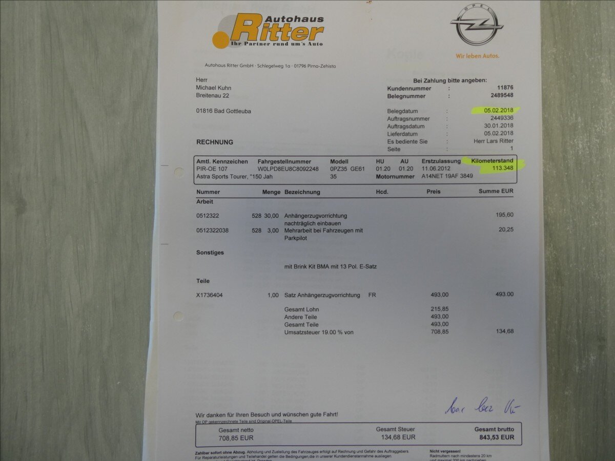 Opel Astra Kombi 1,4 l 88 kw