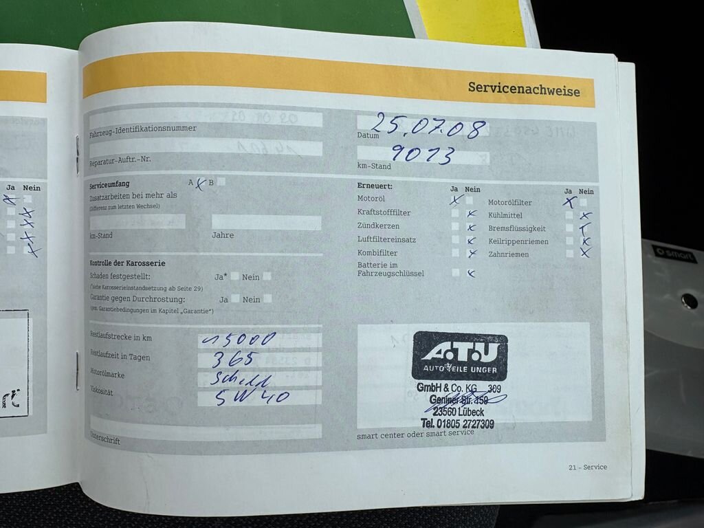 Smart Fortwo Kupé 698,0 45 kw