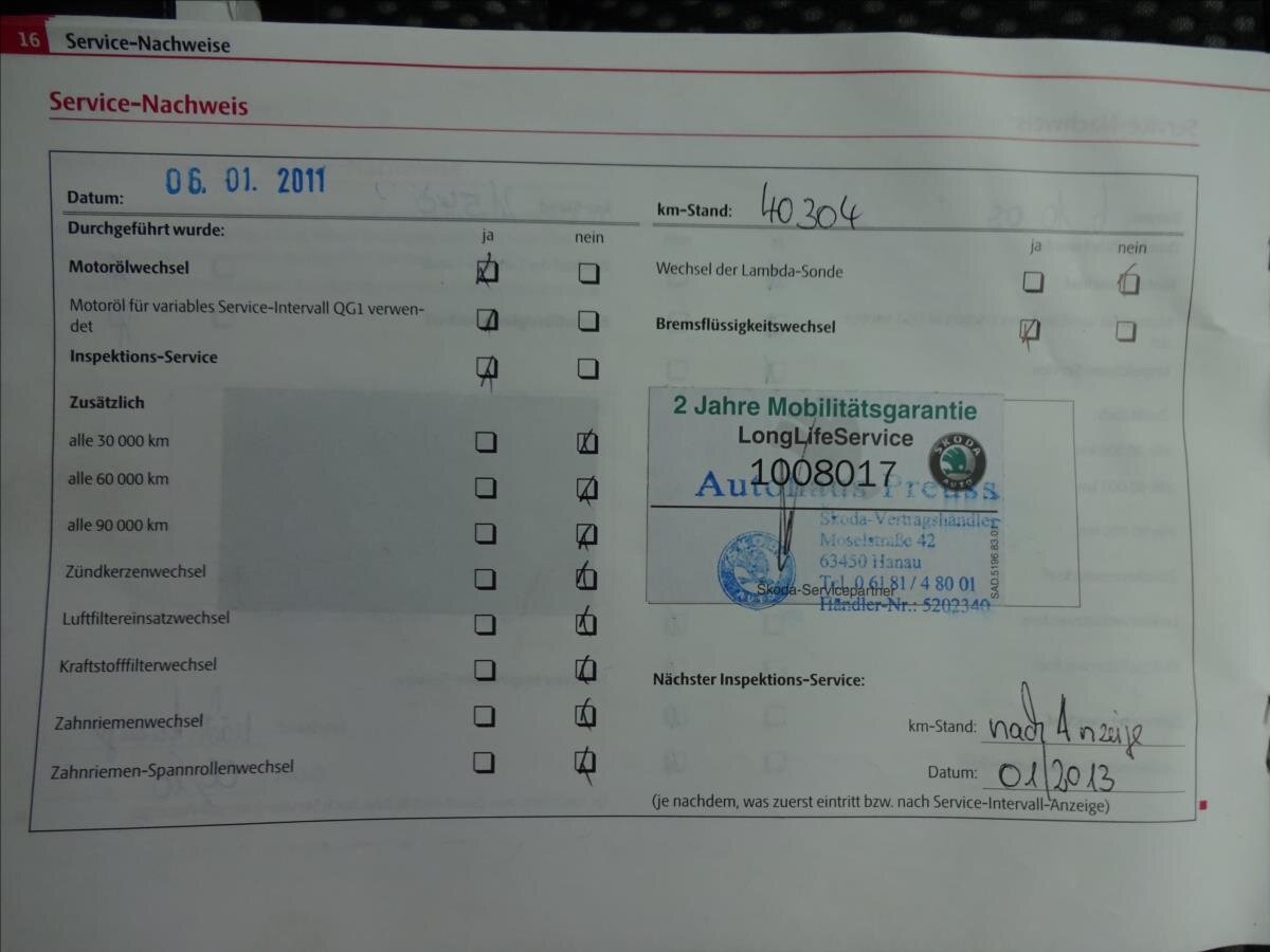 Škoda Octavia Kombi 1,8 l 118 kw