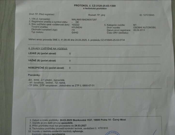 Hyundai i10 Hatchback 1,1 l 51 kw