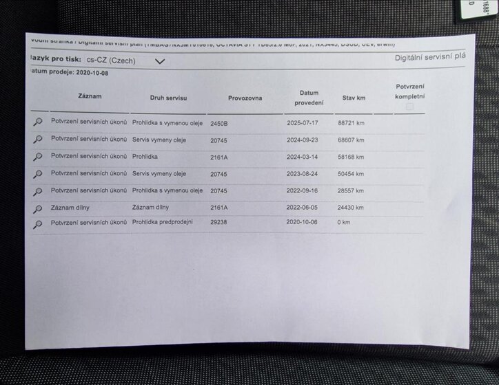 Škoda Octavia Liftback 2,0 l 85 kw