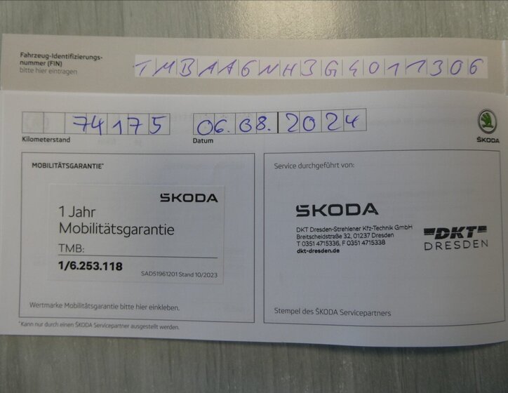 Škoda Rapid Sedan / Limuzína 1,2 l 66 kw