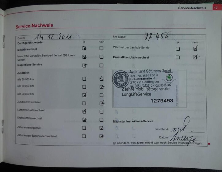 Škoda Octavia Kombi 2,0 l 103 kw