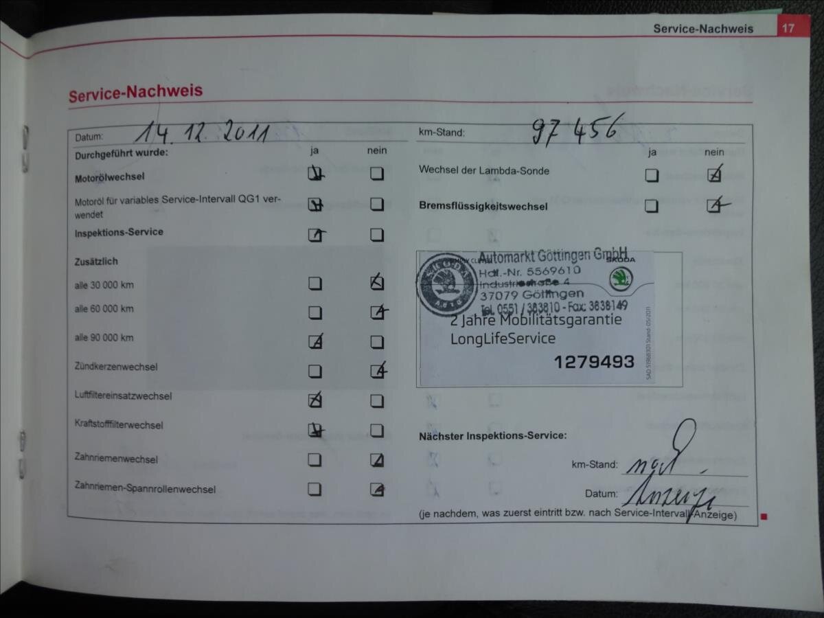 Škoda Octavia Kombi 2,0 l 103 kw