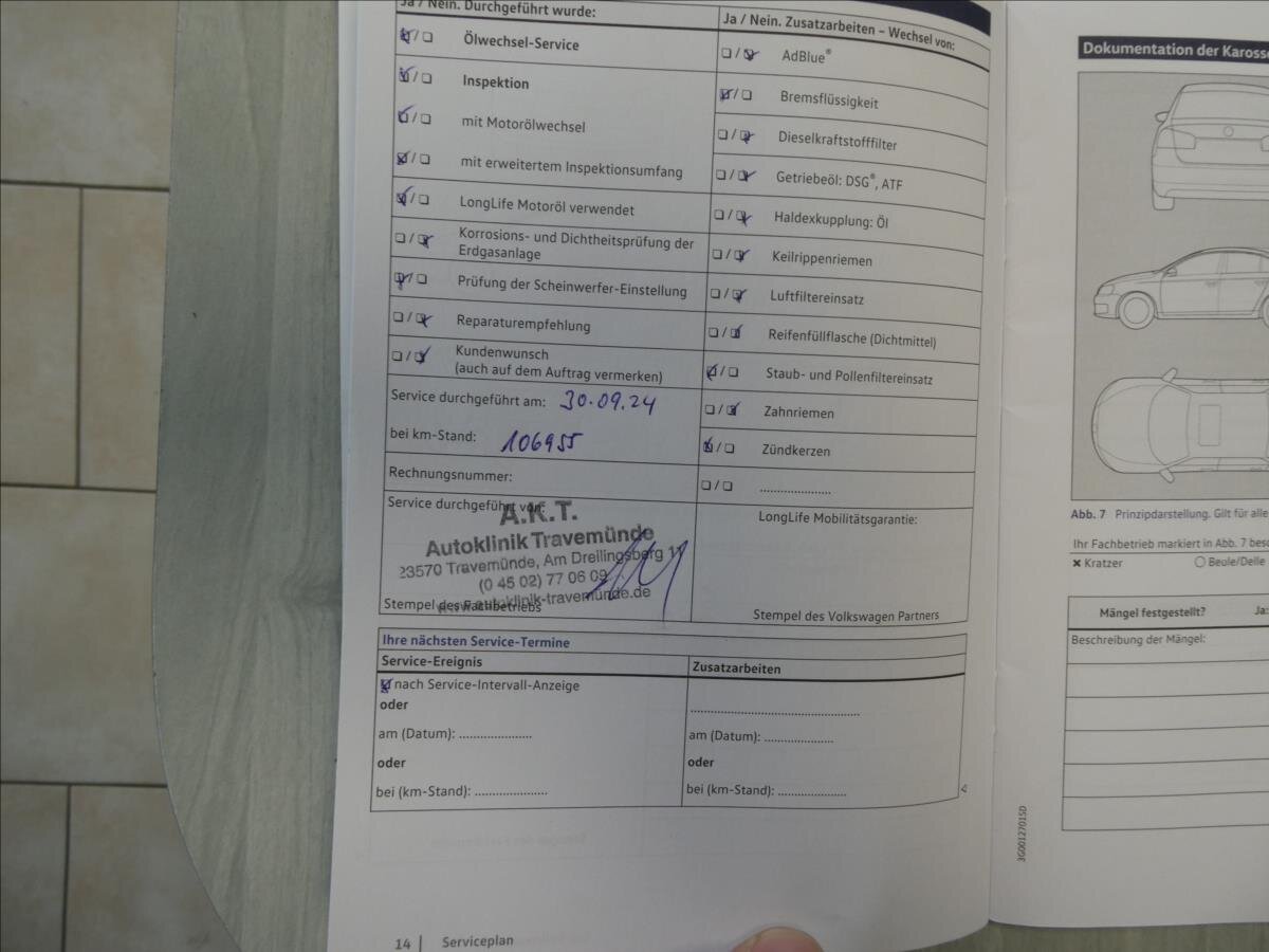 Volkswagen Touran MPV 1,4 l 110 kw