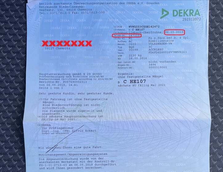 Volkswagen Passat Kombi 2,0 l 110 kw