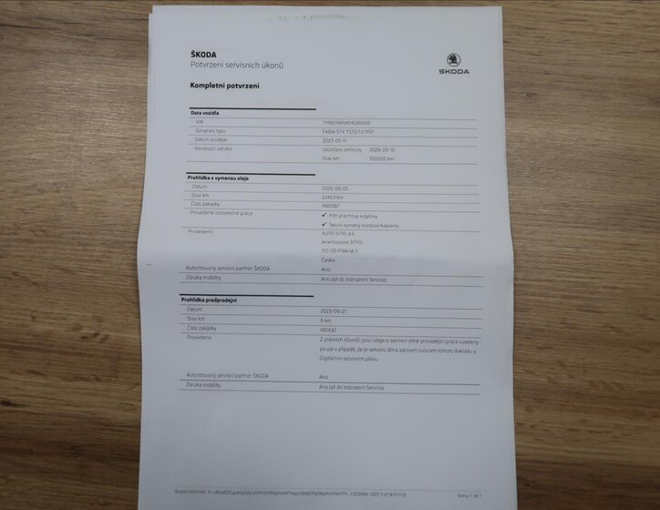 Škoda Fabia Hatchback 999,0 70 kw