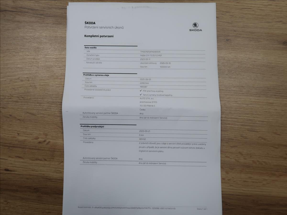 Škoda Fabia Hatchback 999,0 70 kw