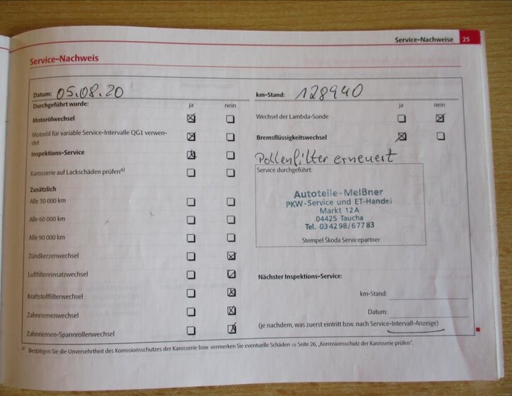 Škoda Octavia Kombi 1,4 l 90 kw