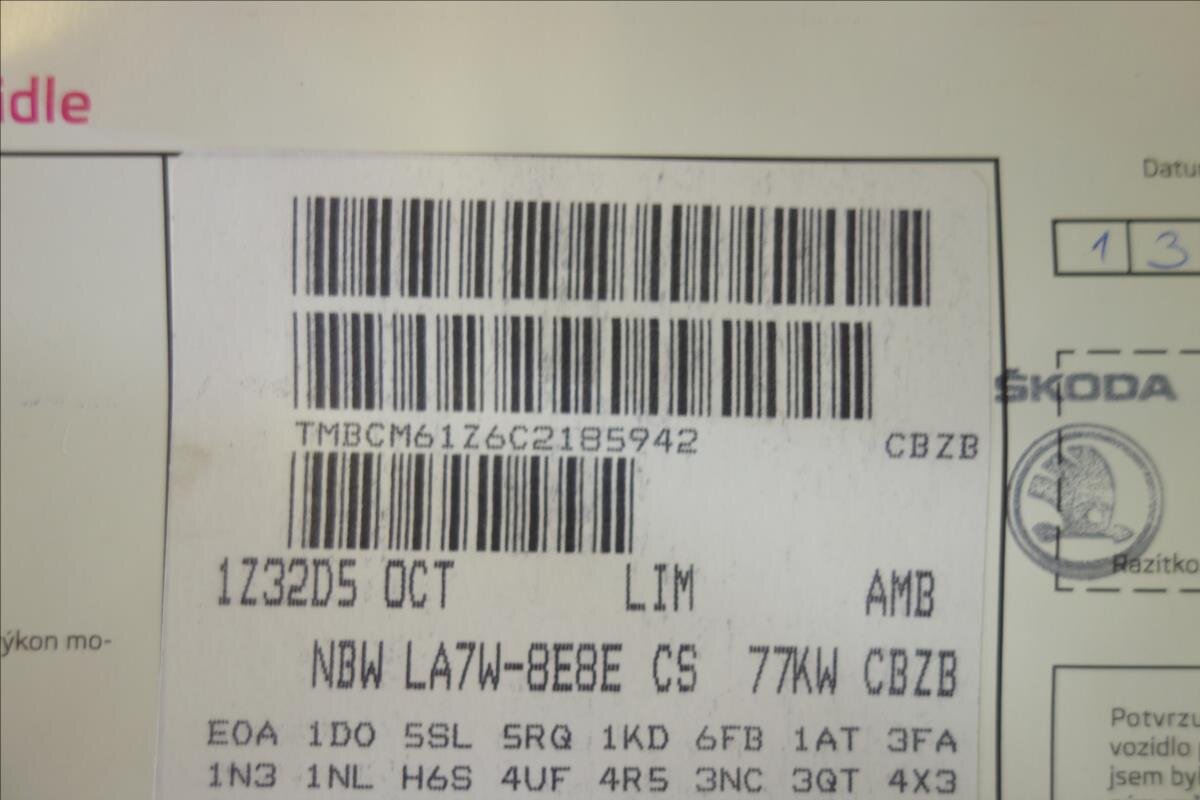 Škoda Octavia Liftback 1,2 l 77 kw