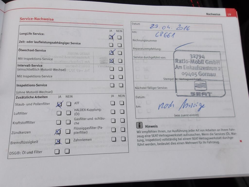 Seat Leon Hatchback 1,4 l 92 kw