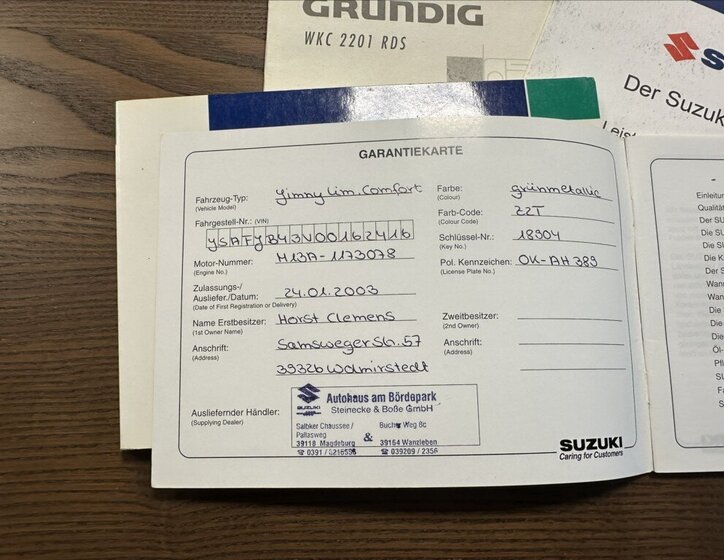 Suzuki Jimny Ostatní 1,3 l 60 kw