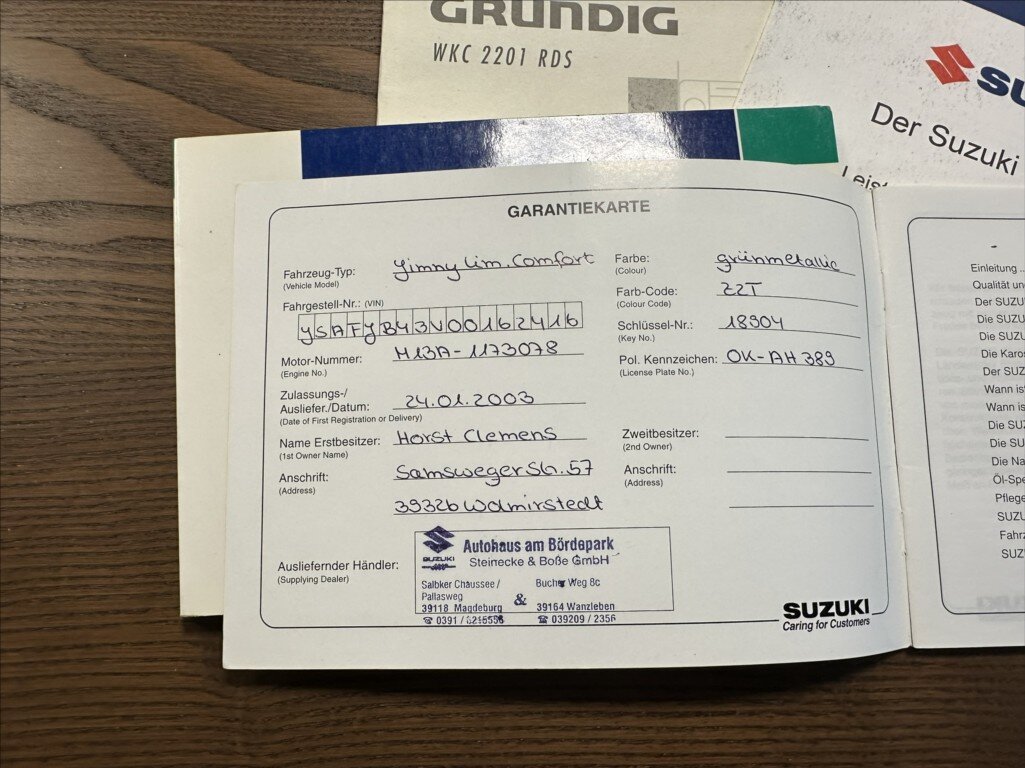 Suzuki Jimny Ostatní 1,3 l 60 kw