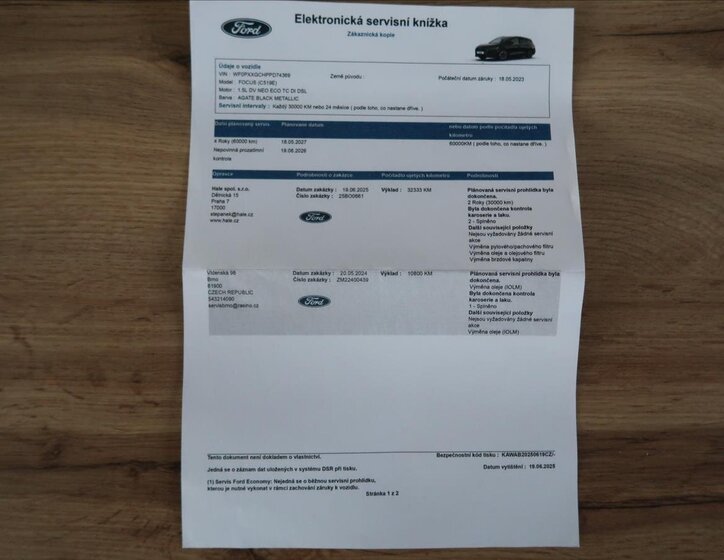 Ford Focus Kombi 1,5 l 85 kw