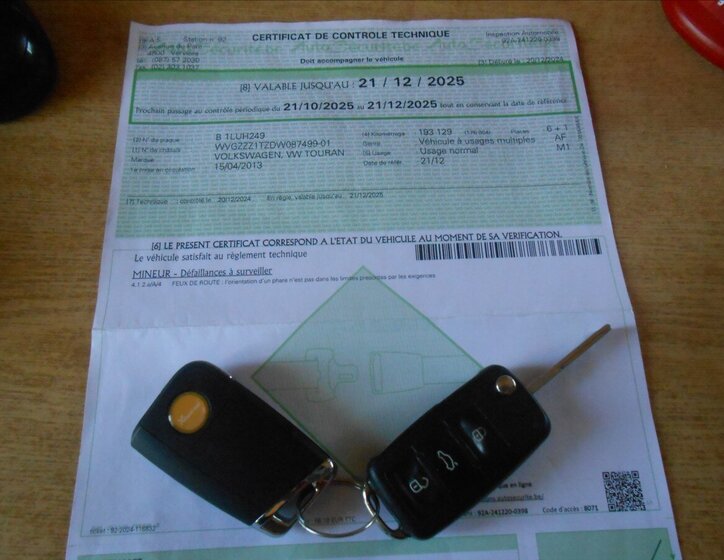 Volkswagen Touran MPV 1,6 l 77 kw