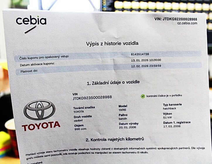 Toyota Yaris Hatchback 998,0 51 kw