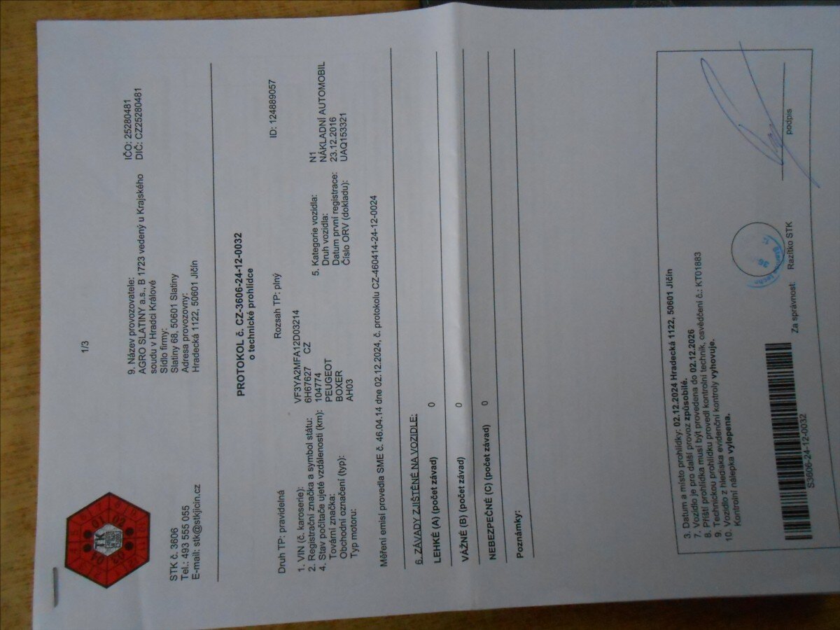 Peugeot Boxer Skříň 2,0 l 96 kw