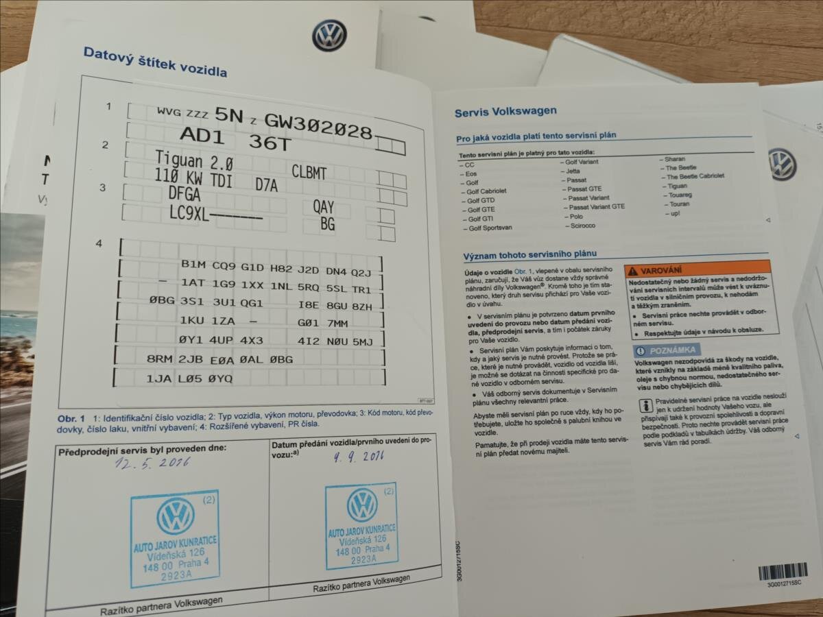 Volkswagen Tiguan SUV / Terénní 2,0 l 110 kw