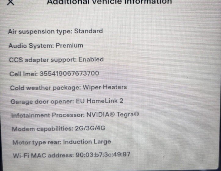 Tesla Model S Sedan / Limuzína 0,0 310 kw