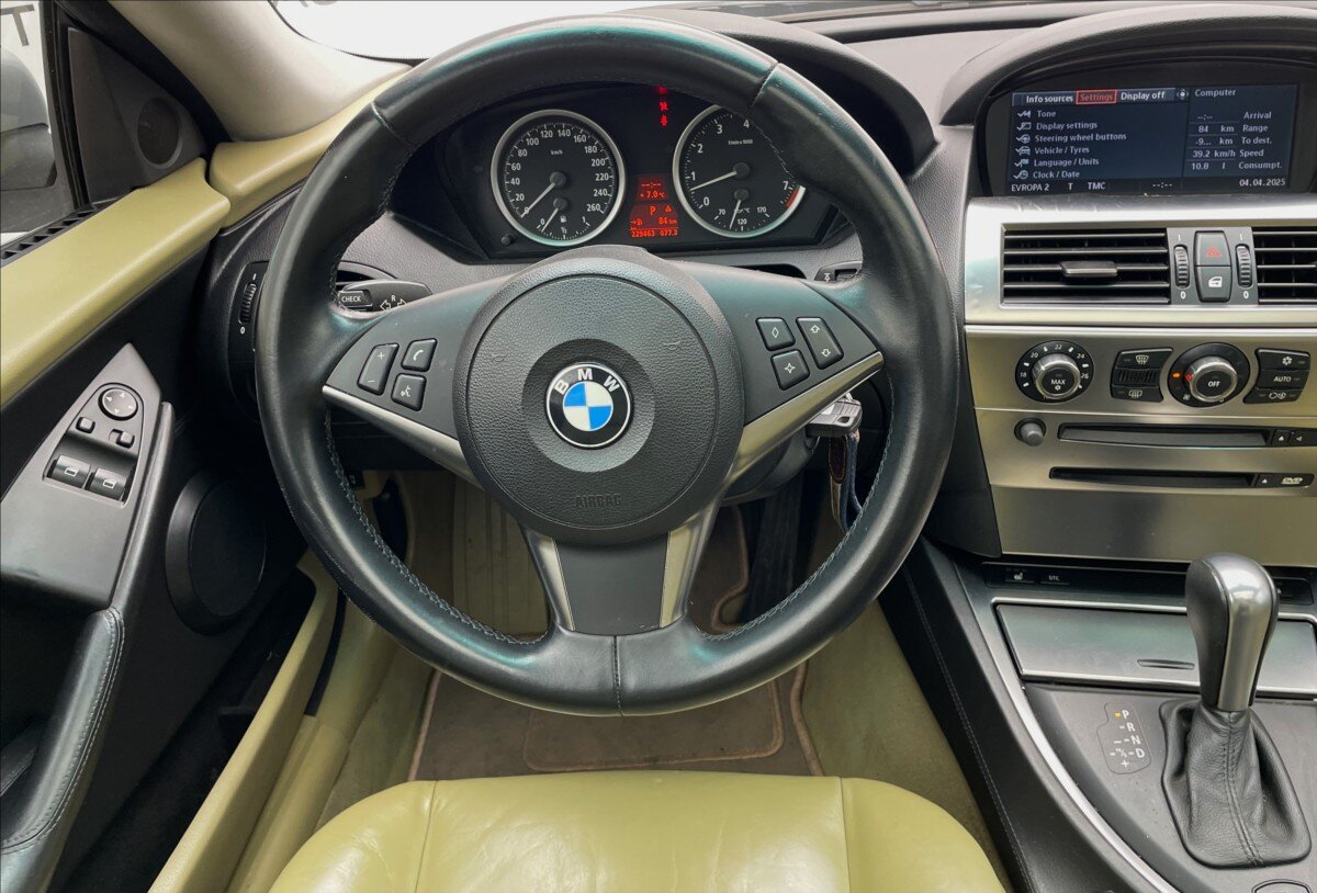 BMW Řada 6 Kupé 3,0 l 190 kw