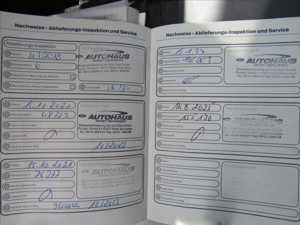 Ford Tourneo Connect Kombi 1,5 l 88 kw