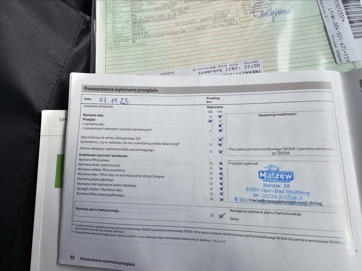 Škoda Roomster Kombi 1,2 l 77 kw