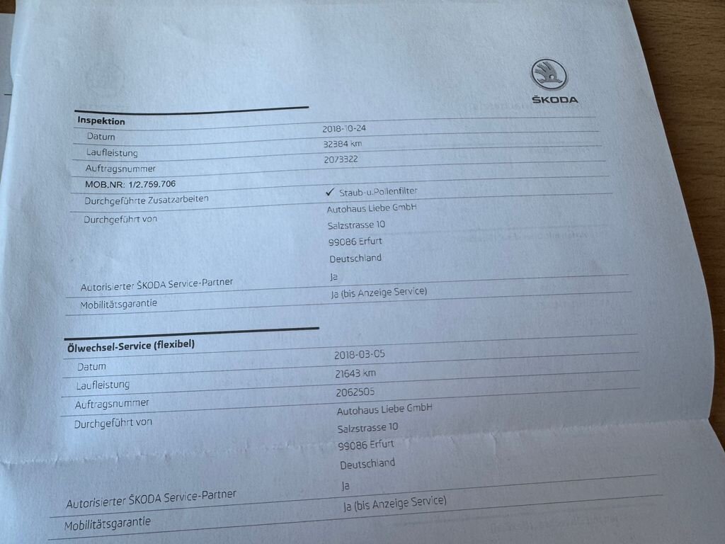 Škoda Octavia Kombi 2,0 l 162 kw