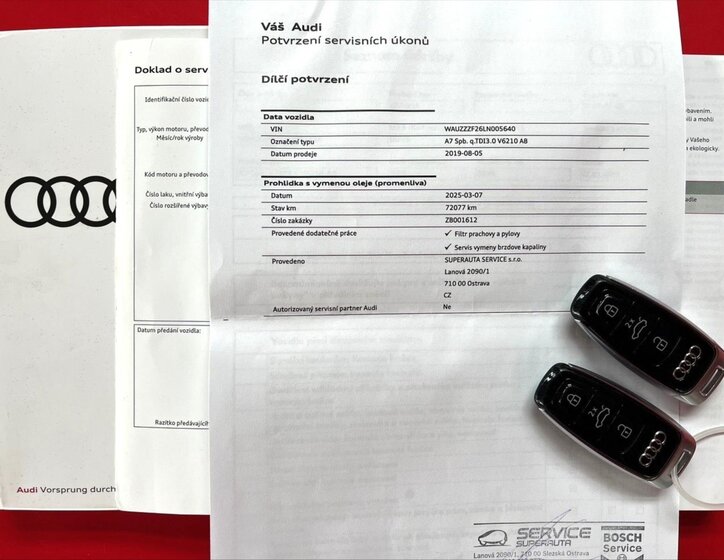 Audi A7 Liftback 3,0 l 210 kw