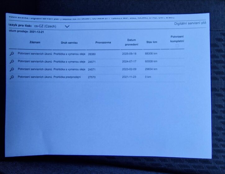 Škoda Octavia Liftback 2,0 l 85 kw