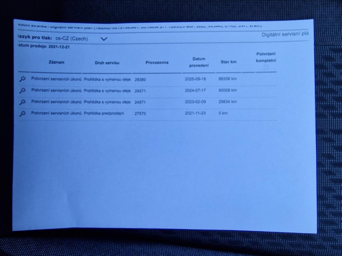 Škoda Octavia Liftback 2,0 l 85 kw