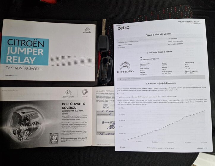 Citroën Jumper Skříň 2,2 l 103 kw