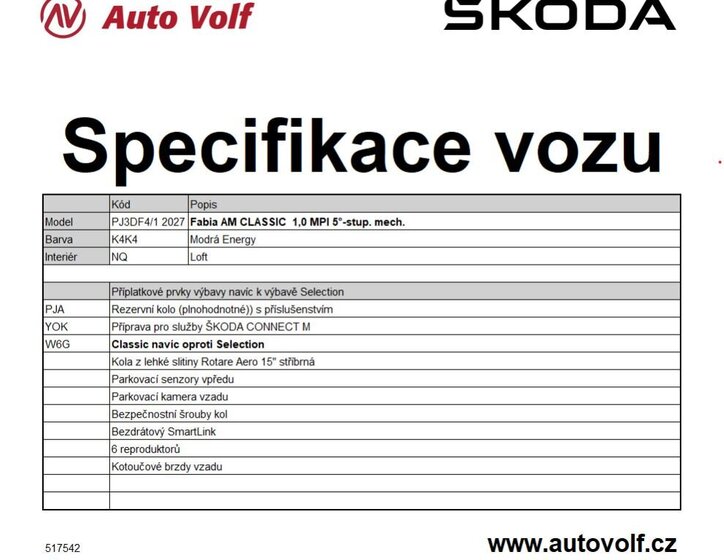 Škoda Fabia Hatchback 999,0 59 kw