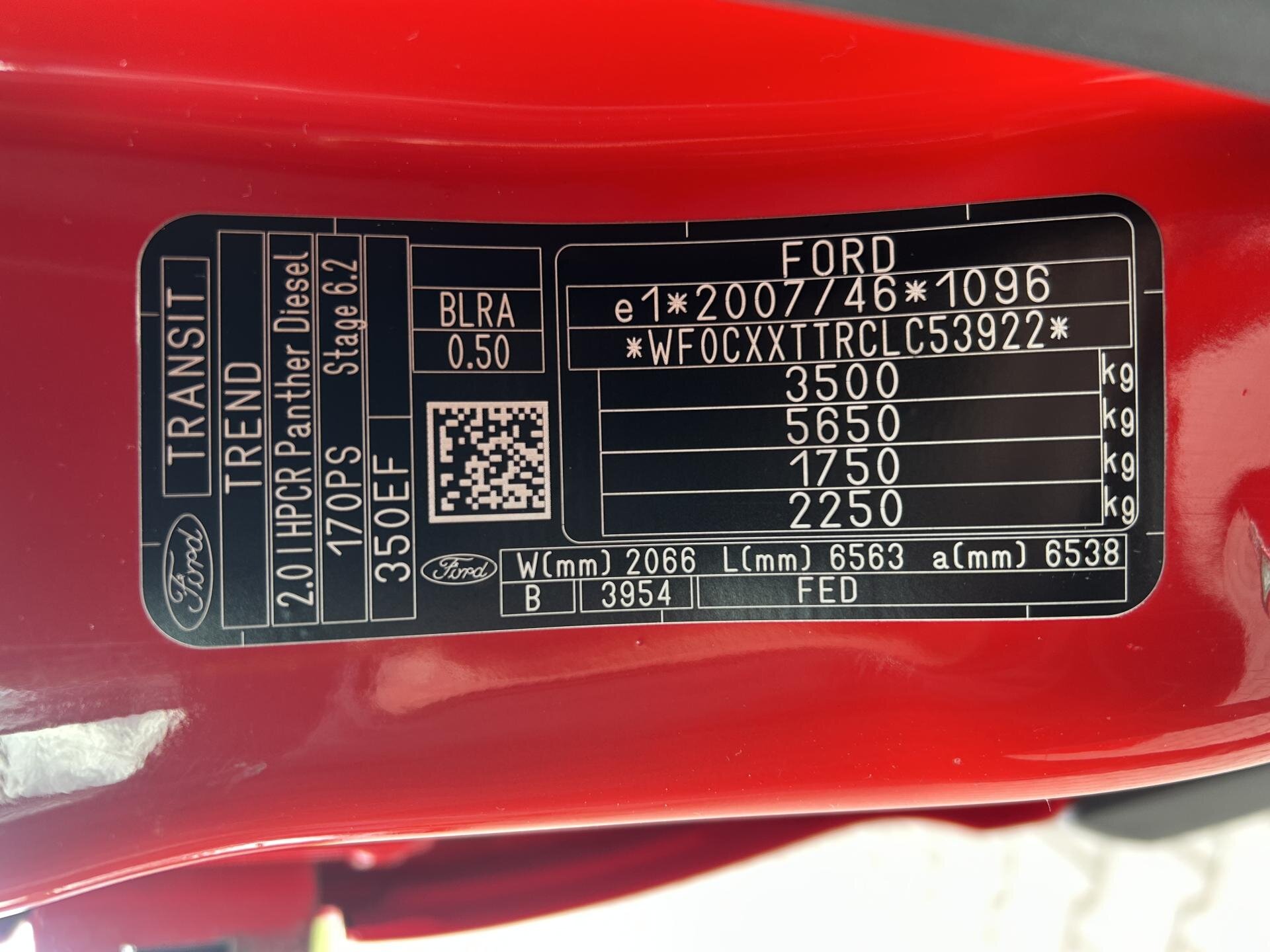 Ford Transit Ostatní 2,0 l 125 kw