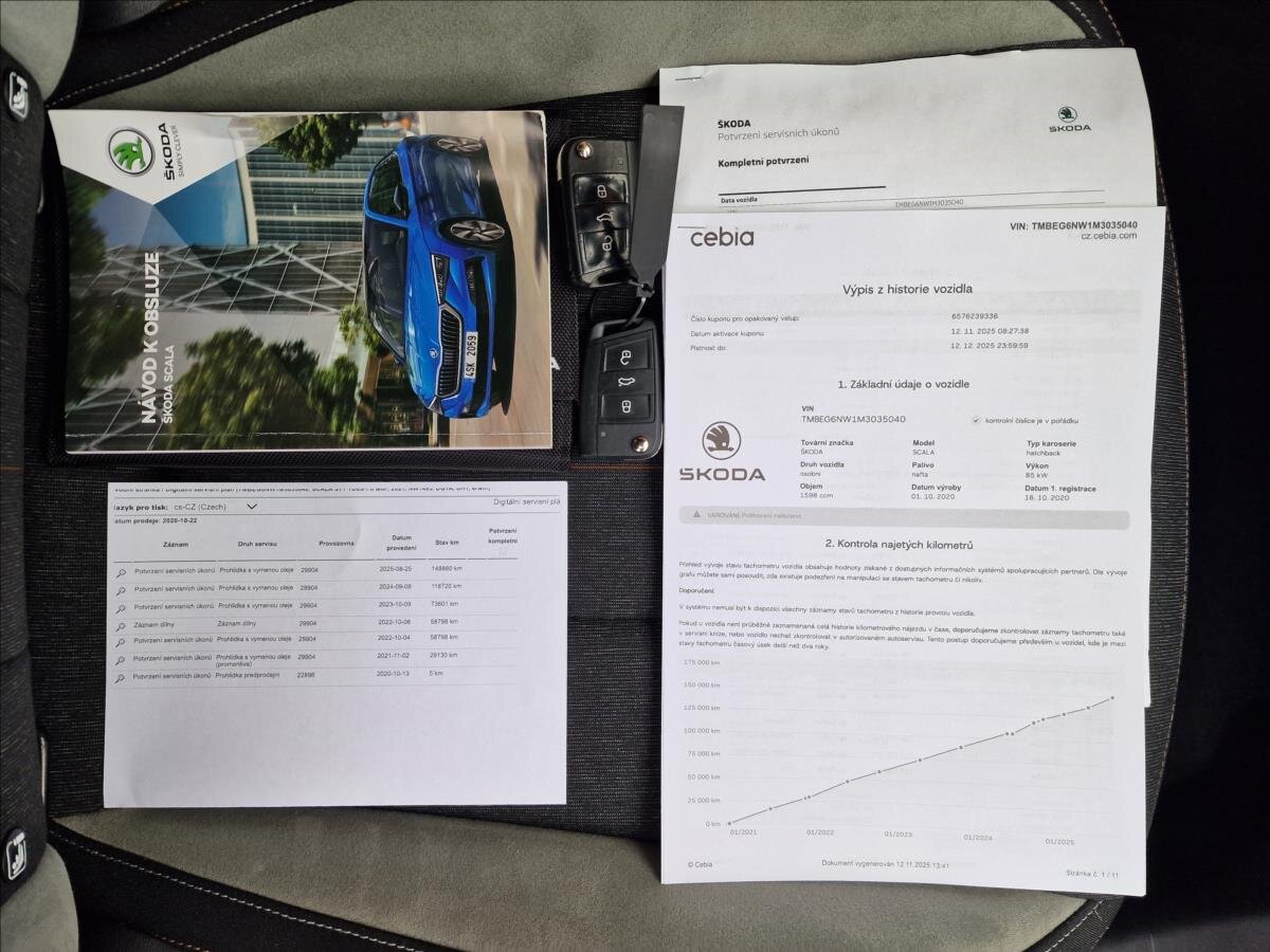 Škoda Scala Hatchback 1,6 l 85 kw