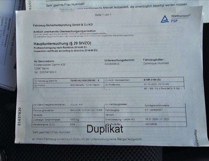 Suzuki SX4 Hatchback 1,6 l 79 kw