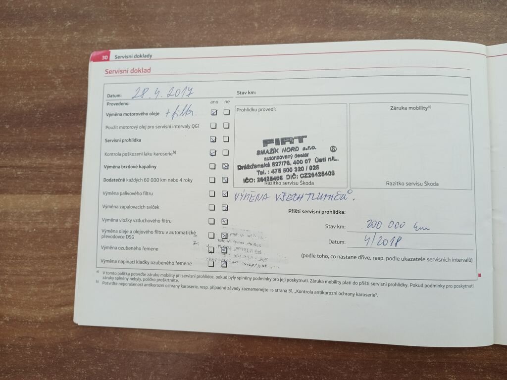 Škoda Octavia Sedan / Limuzína 1,6 l 77 kw