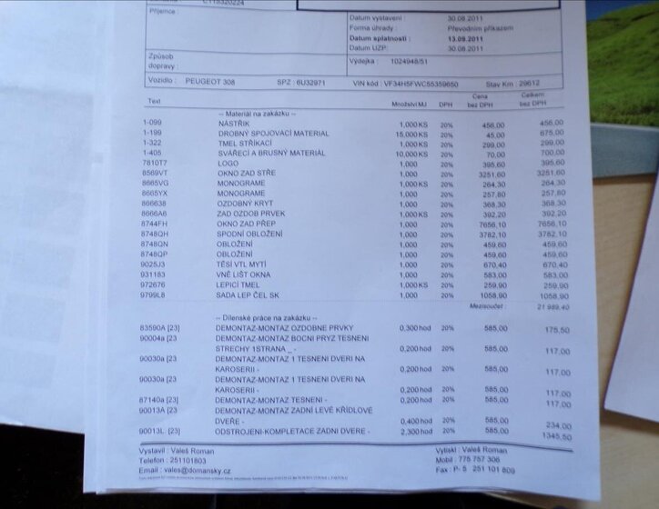 Peugeot 308 Kombi 1,6 l 88 kw