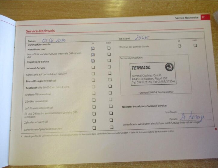 Škoda Superb Kombi 1,6 l 77 kw