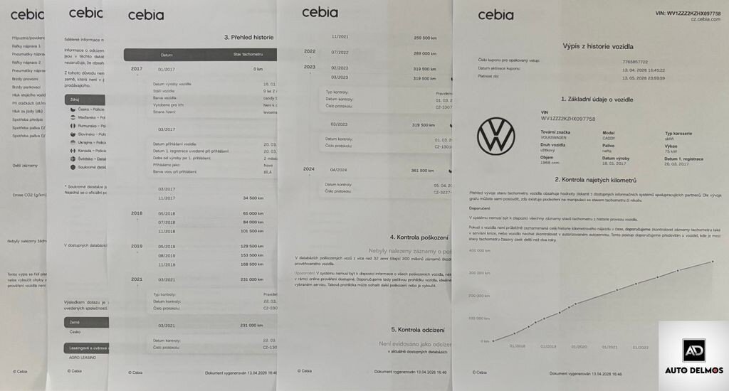 Volkswagen Caddy Skříň 2,0 l 75 kw