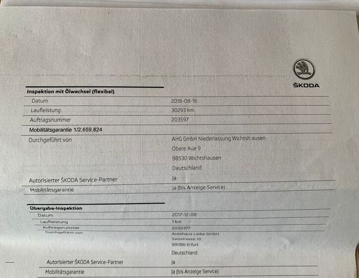 Škoda Octavia Kombi 2,0 l 110 kw