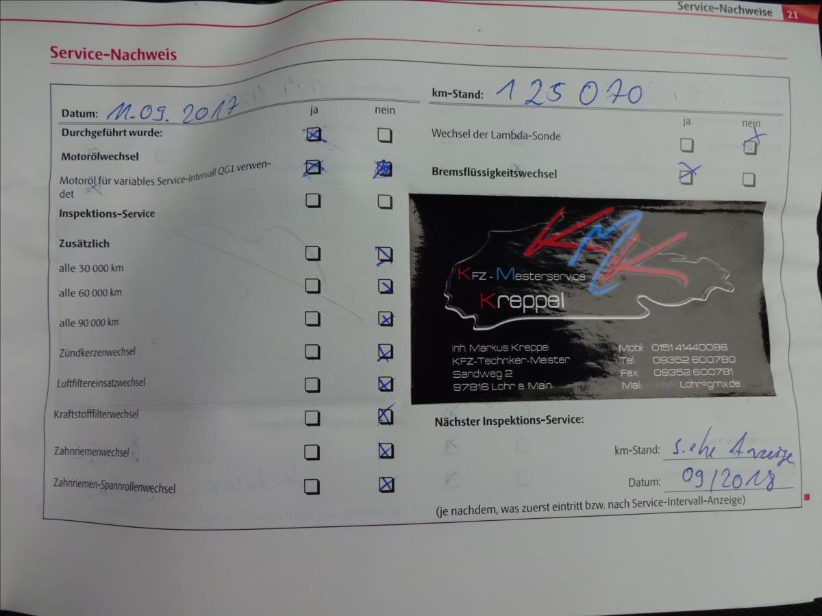 Škoda Octavia Kombi 1,8 l 118 kw