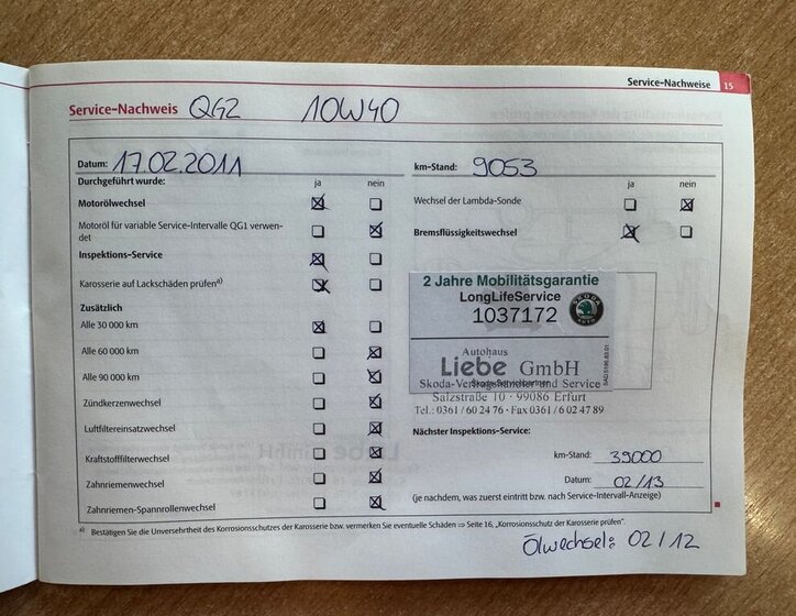 Škoda Fabia Kombi 1,2 l 51 kw