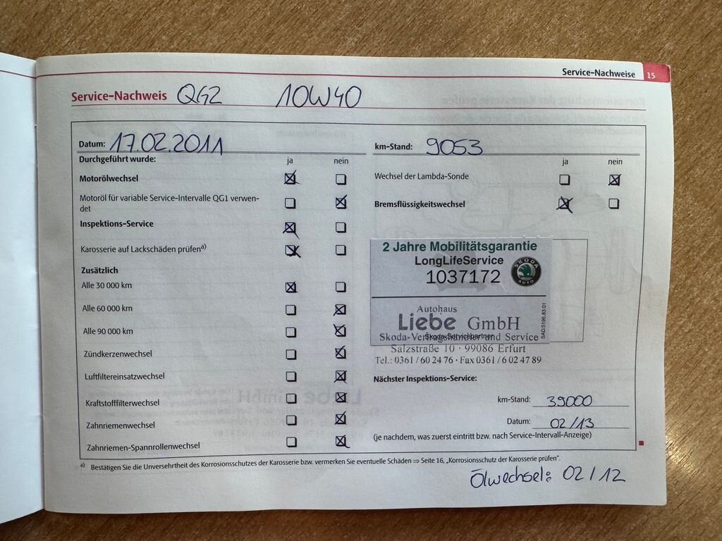 Škoda Fabia Kombi 1,2 l 51 kw