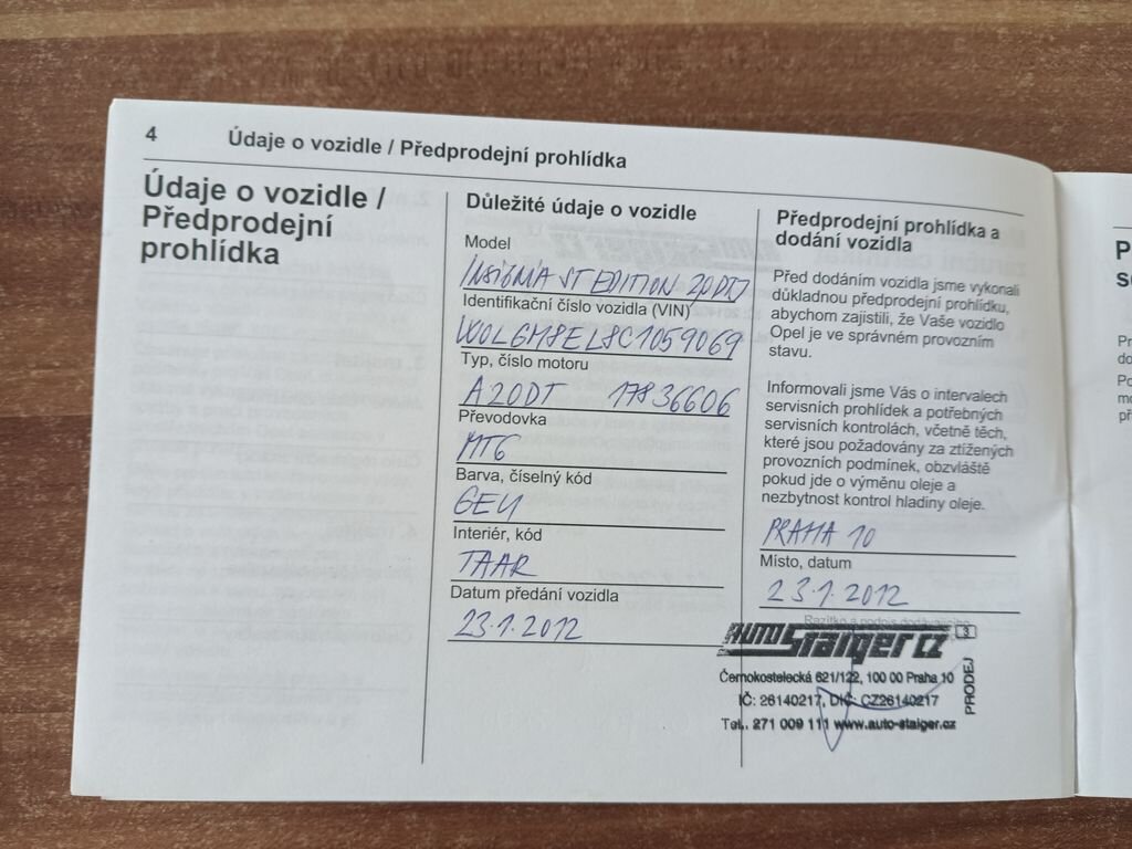 Opel Insignia Kombi 2,0 l 96 kw